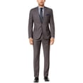 thumbnail image 1 of Nick Graham Mens Slim-Fit Stretch Two Button Formal Suit, Grey, 38 Regular / 31W x 32L, 1 of 1