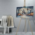 thumbnail image 4 of Happy Halloween Vampire Siberian Husky BOO with Pumpkins Fun and Spooky Horizontal Matte Canvas Poster Husky Dog Lover Gifts Wall Art Home Decor - 00018, 4 of 5