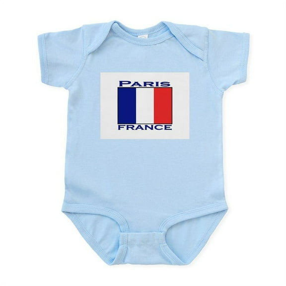 CafePress - Paris, France Infant Bodysuit - Baby Light Bodysuit, Size Newborn - 24 Months