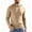 05-Khaki, variant on Yutgune Men's Athletic Pullover Hoodie, Stretch Long Sleeve Workout Hooded Sweatshirt with Drawstring and Pocket