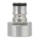 thumbnail image 3 of 2Pcs Stainless Steel Ball Lock Keg Coupler Adapter Ball Lock Quick Disconnect Conversion Kit for Home Brewing G5/8in, 3 of 4