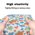 thumbnail image 7 of HELLHERO Colorful Cow Print Walker Seat Cover Walker Seat Cushion Cover Machine Washable for Outdoor Park Easy Fit Soft, 7 of 7