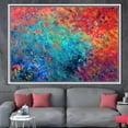 thumbnail image 6 of Abstract Colorful Art, Modern Art, Red Art, Orange Canvas, Colorful Art Canvas, Contemporary Printed, Modern Colorful Wall Decor, Canvas Wall Decor - 5P Mix-Gallery Wrap, 6 of 9