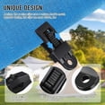 thumbnail image 3 of Heavy duty tarp clips black 15 pcs for tents camping boat covers, 3 of 4