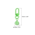 thumbnail image 2 of Uxcell 5 Pack Pet Bells, 13mm/0.51" Dia Green Carbon Steel Bells with Clasps for DIY Crafts, 2 of 4
