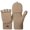 Khaki gloves, variant on LangJing Winter Fingerless Gloves Mittens Women Cute Warm Knitted Gloves Convertible Mittens Flap for Texting Driving