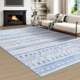 thumbnail image 2 of Jamfeel Washable Area Rugs Non-slip Printed Boho Area Rug for Living Room Soft Low Pile Carpet Home Decor 5'x8' Azure, 2 of 8