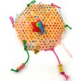 thumbnail image 4 of Flmtop Parrot Bird Bites Climb Chew Toy Hanging Brushed Paper Strip Rope Pet Cage Decor Random Color, 4 of 8