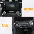 thumbnail image 3 of GUYUTING AC Switch Panel Cover Trim for 10th Gen Civic 2016 2021 Carbon Fiber Style Interior Upgrade Console Decor, 3 of 9