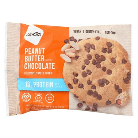 Nugo Nutrition Bar Cookie - Protein - Peanut Butter Chocolate - Case Of 12 - 3.53 Oz