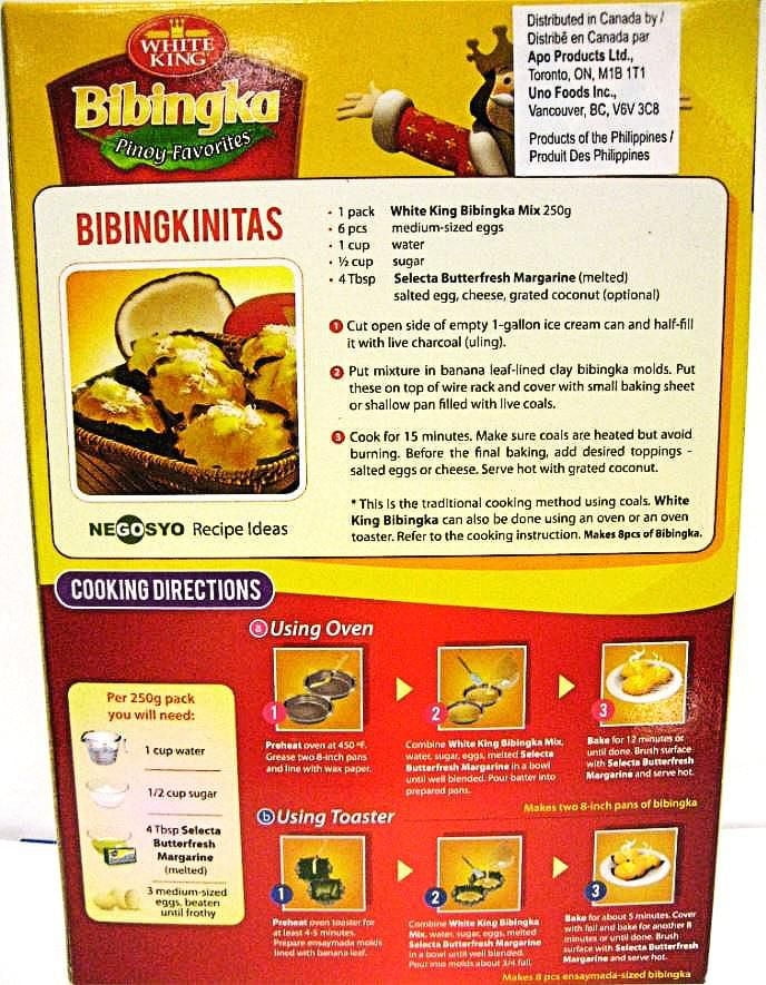 White King Bibingka  500g per box, White King Bibingka  500g per box