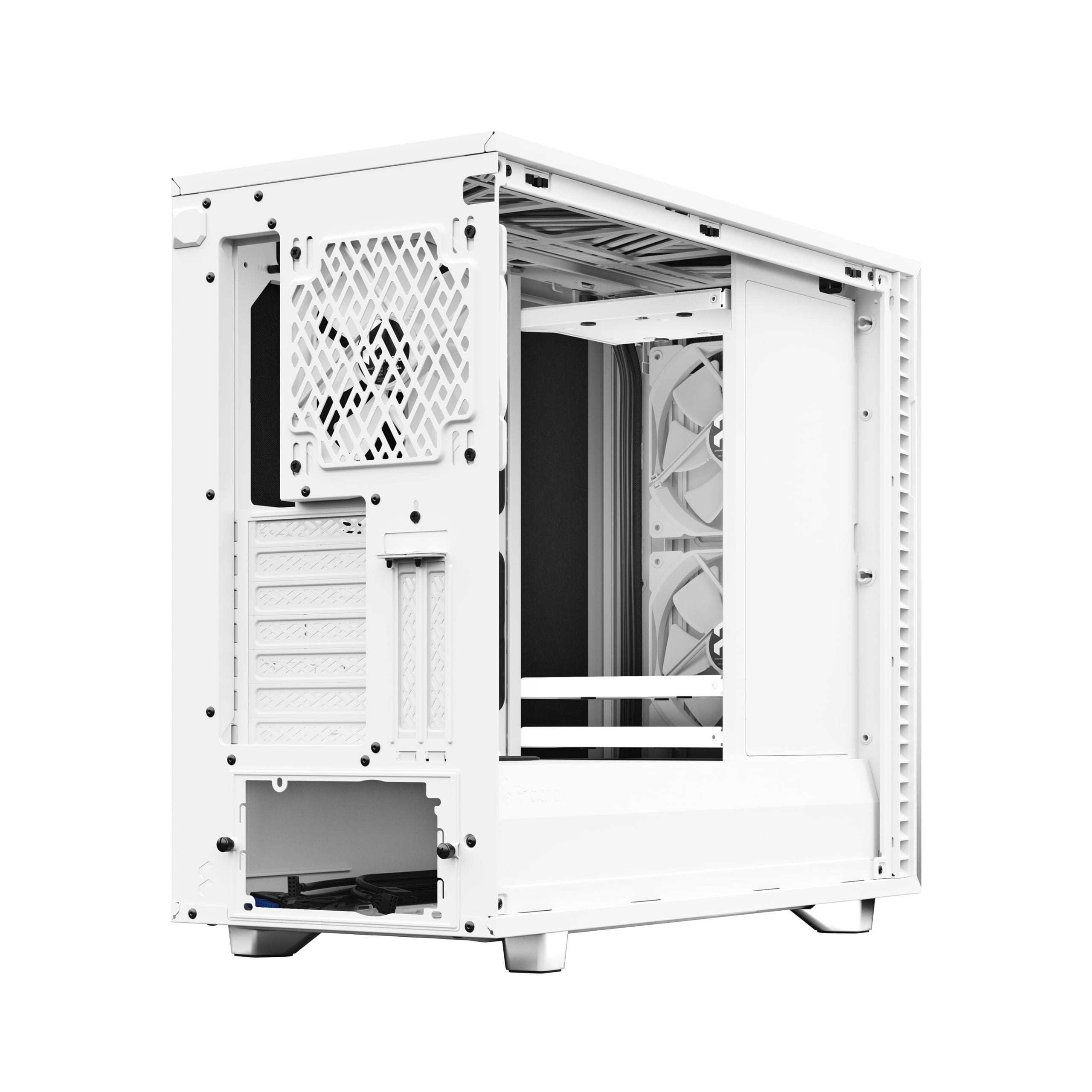 Fractal Design FD-C-DEF7A-06 Define 7 Clear Tempered Glass Computer Case - White