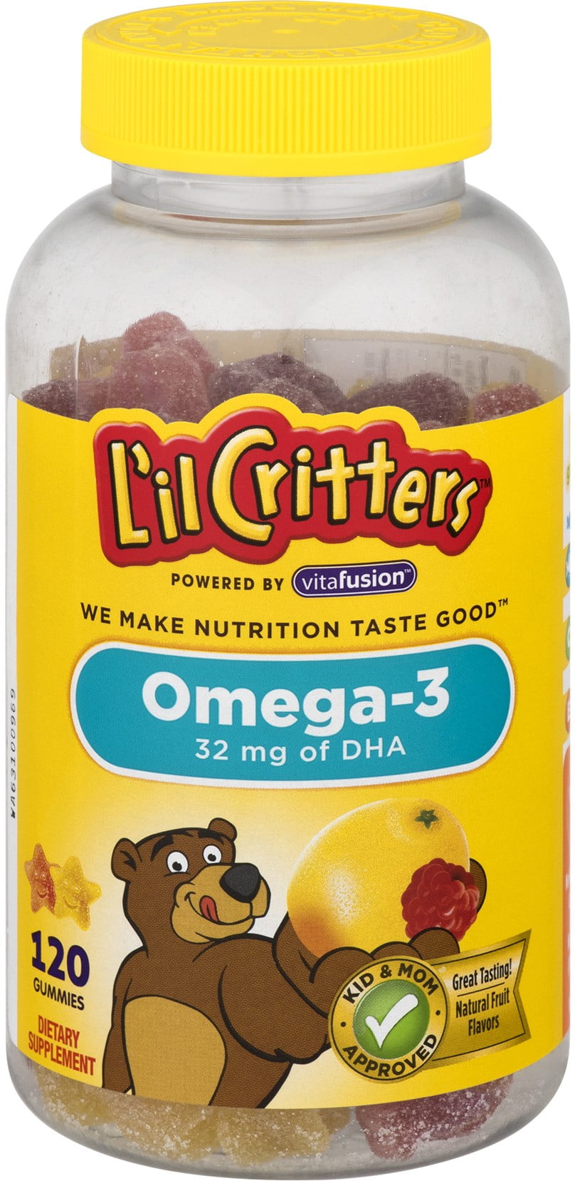 L'il Critters Omega3 Gummy Fish, 240 Count (2x120ct)