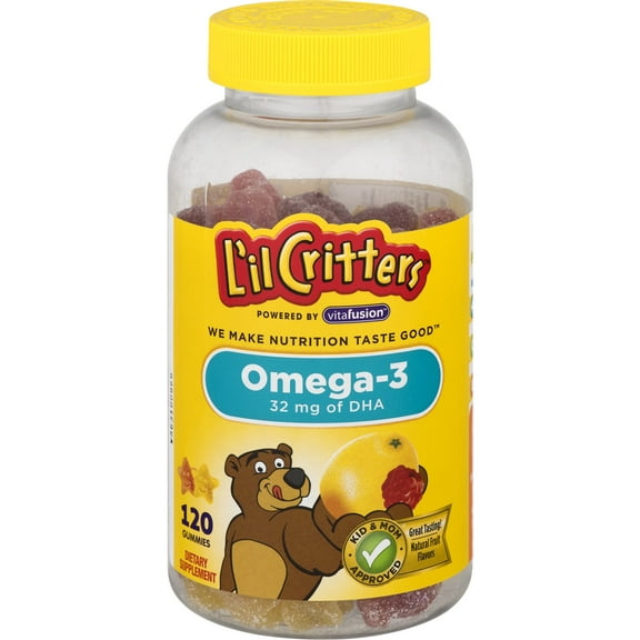 L'il Critters Omega-3 Gummy Fish, 360 Count (3x120ct)