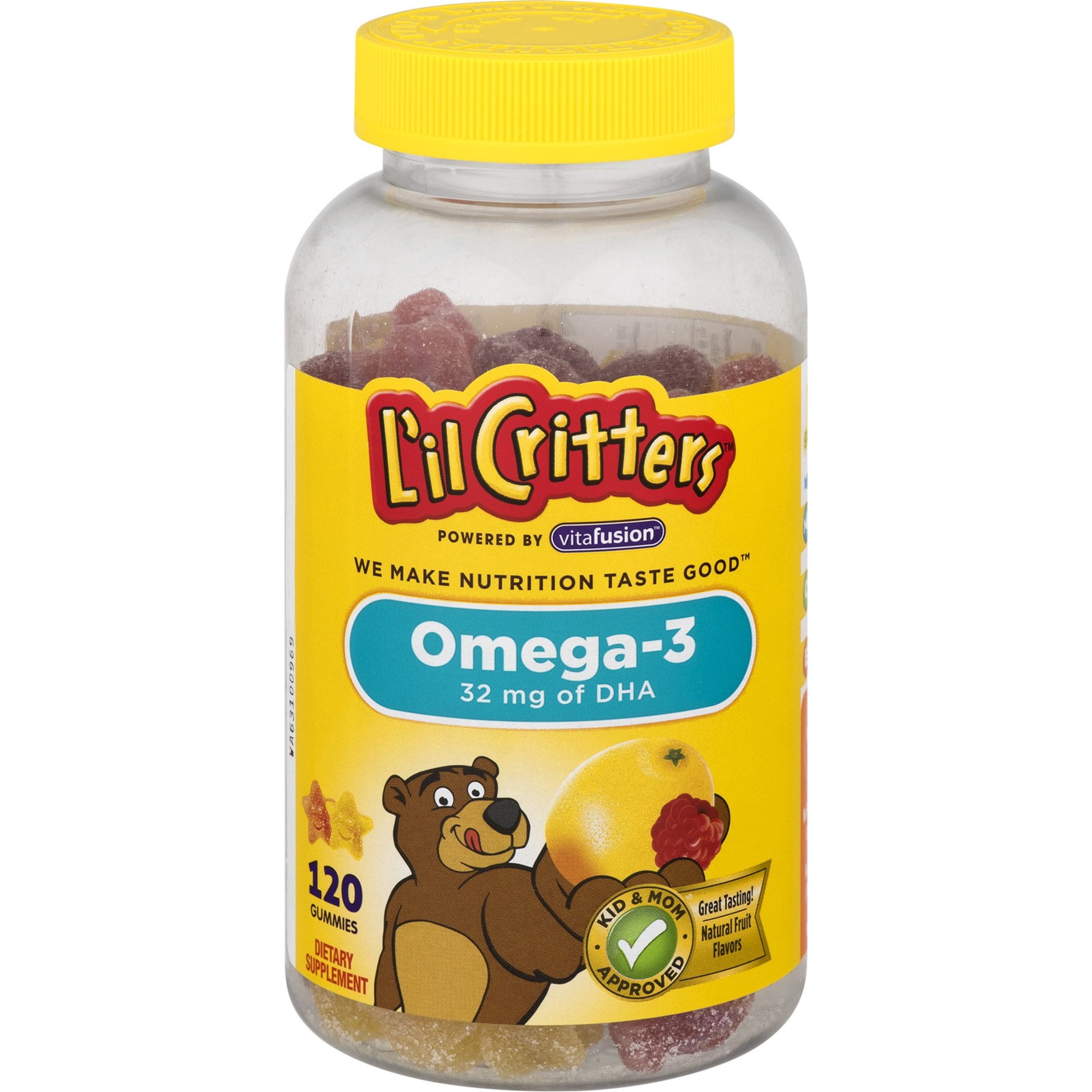 L'il Critters Omega-3 Gummy Fish, 240 Count (2x120ct)