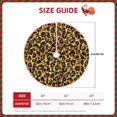 thumbnail image 2 of Haiem Gold Glitter Leopard Pattern Christmas Tree Skirt Merry Christmas Party Christmas Tree Decoration,New Year Decorations-30", 2 of 6