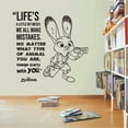 thumbnail image 2 of A Little Bit Messy Quote Zootopia Cartoon Quotes Wall Sticker Art Decal for Girls Boys Room Bedroom Nursery Kindergarten House Fun Home Decors Stickers Wall Art Vinyl Decoration Size (40x35 inch), 2 of 3