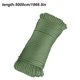 thumbnail image 4 of Toystoory , 50 metros de diámetro, 4mm, 3KN, militar, 9 núcleos, Paracord, cuerda para exteriores, trenzada, cuerda de seguridad, equipo de Escalada ejercito verde, 4 of 4
