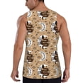 thumbnail image 3 of Fotbe Snake And Flower Pattern Men's Quick Dry Workout Tank Top Gym Muscle Tee Fitness Bodybuilding Sleeveless T Shirt Breathable Workout Shirt-Medium, 3 of 9