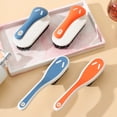 thumbnail image 6 of Soft Bristle Cleaning Brush - Short-Handled Laundry and Shoe Brush for Stains, Carpet Brush Cleaner, Household Scrubbing Brushes for Clothes, Sneaker, Bathroom and Countertops (Orange, 1PC), 6 of 9