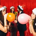 thumbnail image 3 of Red Fringe Curtain Party Streamers 3 Pack 3.2 x 9.8 Ft Foil Fringe Backdrop Curtains for Birthday Wedding Bridal Baby Shower Holiday Tinsel Streamers Red Party Decorations Door Streamer, 3 of 7