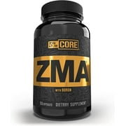 5% Nutrition Core ZMA (with Boron) | Promotes Recovery by Restoring Levels of Zinc, Magnesium & Vitamin B-6 (90 Capsules)