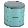 thumbnail image 4 of KONTONTY 1Set Bracelet Display Case Swivel Dustproof Abs Sky-Blue for Dressing Table, 4 of 8