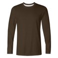thumbnail image 2 of Lmnyox Long Sleeve Casual Athletic T Shirts for Men Classic Solid Crew Neck Basic Sport Pullover Tee, 2 of 4