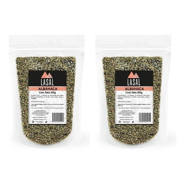 Albahaca 200 Gramos 2 Piezas