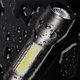 thumbnail image 3 of Linterna LED shaofei XP-G Q5 con batería incorporada de aluminio resistente al agua para acampar Color Negro, 3 of 5