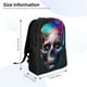 thumbnail image 4 of Easygdp Modern Abstract Colorful Skull B Mochila Versátil y Elegante: Comodidad, Almacenaje y Durabilidad para la Universidad, Trabajo, Viajes y Uso Diario, 4 of 8