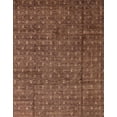 thumbnail image 1 of Ahgly Company Machine Washable Indoor Rectangle Abstract Red Brown Area Rugs, 7' x 10', 1 of 7