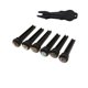 thumbnail image 1 of 6pcs Folk Guitar String Posts Embedded Abalone Point String Nails + Nailer, 1 of 4