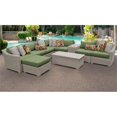 thumbnail image 2 of Coast 10 Piece Outdoor Wicker Patio Furniture Set in Cilantro, 2 of 2