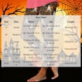 thumbnail image 3 of Costeam Womens Halloween Ghost Floral Print Leggings High Stretch Workout Yoga Pants Soft Casual Full Length Trousers Elastic Waist Slim Fit Athletic Daily Wear Base Long Pants, 3 of 5