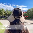 thumbnail image 5 of SikaFu Japanese Vinyl Empty Hats Can Fold In Summer Shading Hat Ms. Korean Version Of The Beach Hat Casual Sun Hat, 5 of 7