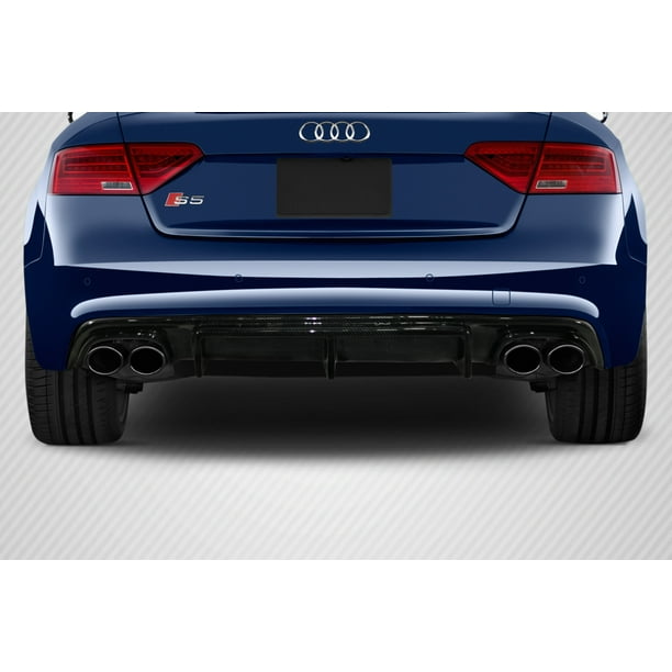 Compatible With Replacement For 13 14 15 16 17 Audi S5 B8 Carbon Creations Sm G Rear Diffuser 1 Piece Brightt Carbon Fiber Walmart Com
