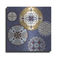 thumbnail image 1 of Luxe Metal Art 'Mediterranean Blue III' by Veronique Charron, Metal Wall Art, 12"x12", 1 of 7
