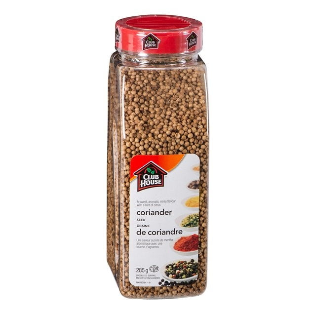 Clubhouse Whole Coriander Seeds, Spice | 285G/Unit, 12 Units/Case