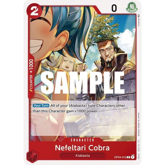 One Piece Kingdoms of Intrigue Common Nefeltari Cobra OP04-012
