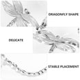 thumbnail image 2 of 1pc Dragonfly Forma Soporte de bola de cristal Metal Desktop Adornment Decoración del hogar, 2 of 5