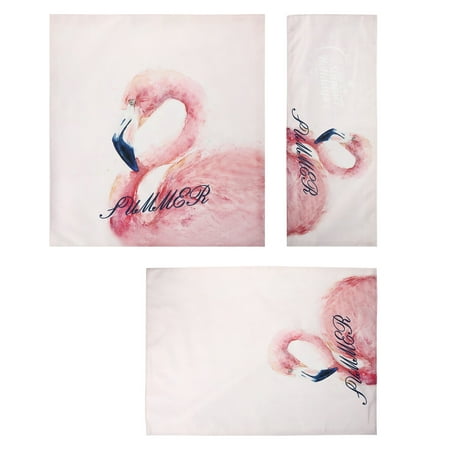 

NUOLUX 1 Set 3pcs Computer Dust Cover Cartoon Flamingo Keyboard Dust Cover