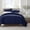 Navy Blue, variant on King Size Bed In A Bag, Serta Simply Clean Solid Duvet cover Burgundy Twin, Burgundy Cotton Bedding Set,Polyester Bed Sheet Set, Household Supplies & Décor Bedding Bedding Sets