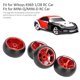 thumbnail image 3 of Lot de 4 moyeux de roue en métal pour télécommande Wltoys K969 1/28 RC Car, rouge, 3 of 4
