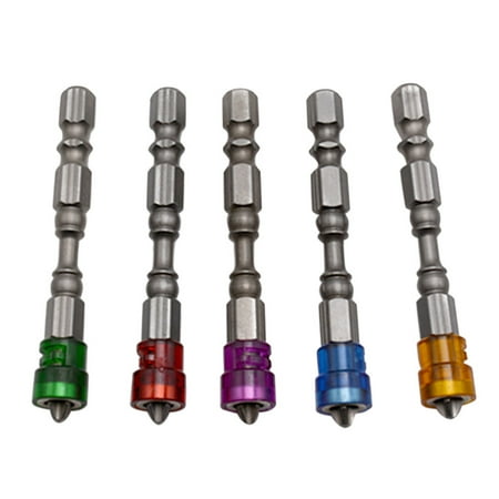 

Tiitstoy 65mm Magnetic Plasterboard Drywall Screwdriver Bits Ph2 Screw Hex Shank Depth Multicolor