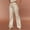 Khaki, variant on Women High Waist Faux Leather Pants,Women's Solid Color Casual Drape Slightly Flared Slim Pants Wine XS