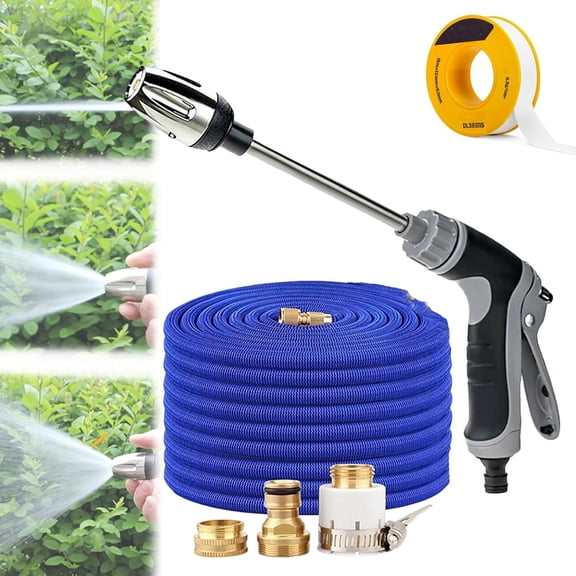 Waterblitz Pressure Washer,2025 New Waterblitz High Pressure Water Washer,Water Blitz Hose Nozzle,with 360° Rotating for Three Spray Modes