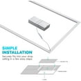 thumbnail image 6 of Luxrite 2x2 LED Panel Lights 3 Color Options 20W/30W/40W Switch Grid Drop Ceiling Lights 0-10V Dimmable 120-277V 4-Pack, 6 of 7