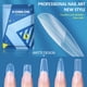thumbnail image 2 of Uñas Postizas Cobertura Completa Almendra Cuadrado Ataúd Transparente Puntas 24pcs/Bolsa Gao Jiahui unisex, 2 of 2