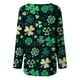 thumbnail image 5 of Camiseta holgada de manga larga con cuello redondo y estampado del Día de San Patricio a la moda para mujer Fridja  czfsfas295, 5 of 5